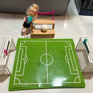 Barbie Chelsea Soccer Set